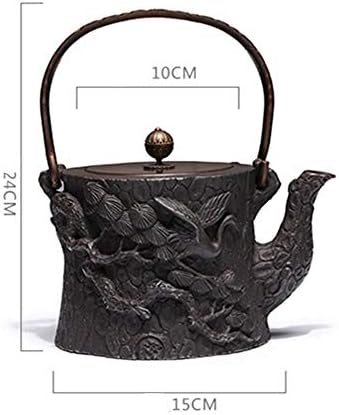 Iron čaj čaj od željeznog željeznog ručno izrađene ručne izrade Neokrili staro željezo za čaj za piva za čaj za čaj za čaj, pibm,