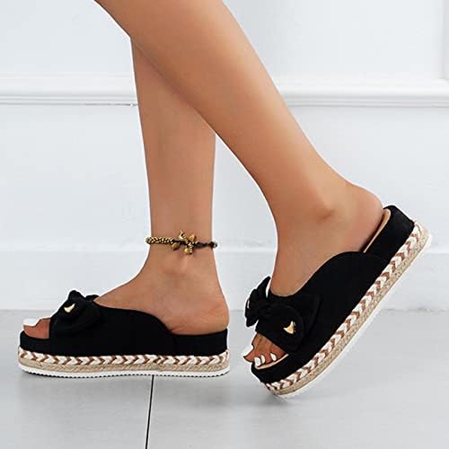 Ljetne papuče za žene guste boje debele sandale Ležerne prilike, cipele za cipele za cipele za cipele